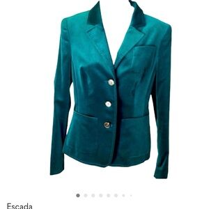 ESCADA VINTAGE Velvet Blazer
